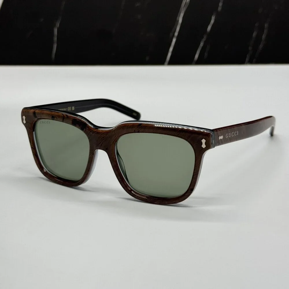 NEW GUCCI SUNGLASSES GG1523S 003 BROWN EYEWEAR